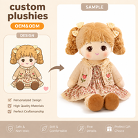 Fabricant d'animaux en peluche personnalisés, poupée en peluche anime de 25 cm, peluche kawaii, cadeau d'anniversaire mignon, vente en gros