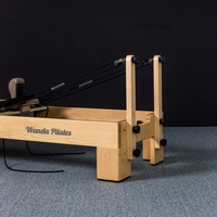 Machine de Pilates Reformer Portable Directement du Fabricant avec Accessoires en Bois d'Érable pour Studio et Salle de Sport - Fitness Durable