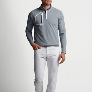 Camisetas Polo de Golf de Manga Larga Transpirables con Logotipo Personalizado del Fabricante, Ropa Deportiva para Hombre, Prendas con Técnicas de Impresión - Product Image 3