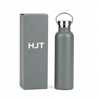 Bouteille isotherme portable en acier inoxydable 304 de 350 ml, anti-fuite, avec poignée pour le sport et les voyages – Vente en gros
