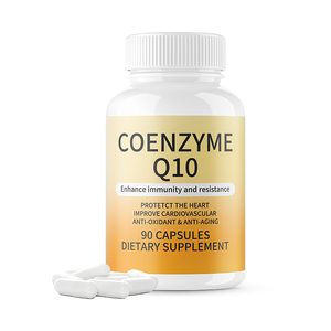 OEM CoQ10 Suplemento Coenzima <span class=keywords><strong>Q10</strong></span> 200mg Cápsulas Ubiquinol Pó Cápsulas Coq10 Gomas Vegan Saúde do coração Energy Booster - Product Image 1
