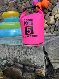 Atacado Cor Sólida Impermeável Praia Deriva Saco Seco Personalizado Leve PVC Viajando Oceano Impermeável Duffel Saco Seco - Product Image 5
