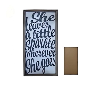 Letrero <span class=keywords><strong>de</strong></span> Pared con Marco <span class=keywords><strong>de</strong></span> Madera Estilo Rústico, OEM ODM, <span class=keywords><strong>Familia</strong></span>: Donde el Vida Comienza y el <span class=keywords><strong>Amor</strong></span> Nunca Acaba (20cmx40cm), Hecho en China - Product Image 5