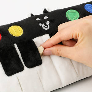 Toptan lüks <span class=keywords><strong>Mini</strong></span> piyano şekli yumuşak peluş köpek çiğnemek oyuncak interaktif Pet oyuncak gizli gıda ve gıcırtılı özelliği ile - Product Image 5