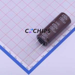 Condensador Electrolítico de Aluminio de Orificio Pasante EKXG451ELL151MM45S, Orificio Pasante, D18xL45mm 150uF 20% 450V 7.5mm - Product Image 1