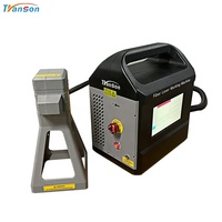 Machine de marquage laser à fibre portable mini pour numéros de châssis de camion, gravure sur métal, 20W 25W MAX