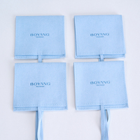 Sac à poussière pour boucles d'oreilles en microfibre, nouveau design Boyang, pour bijoux