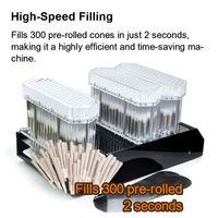 Grande machine de remplissage de cigarettes électrique King Size 300pcs semi-automatique pour remplissage de tabac