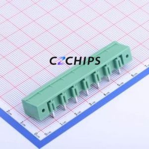 KF2EDGRM-7.5-7P Plug-in Terminal Block Bent Lead Through Hole,P=7.5mm Board-to-Board / Socket - Closed Screw Fixing 1x7P 7.5mm - Product Image 2