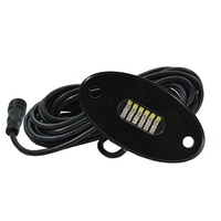 Kingshowstar - Kit de Luces LED RGBW para Roca, 8 Unidades, 48 W, IP68, Resistente al Agua, con Controlador Bluetooth por Aplicación, 12 V, 3600 LM, Producto Más Vendido