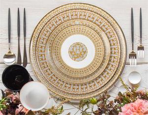 Assiettes et Plats en Porcelaine Chevaux Mosaïque Nordique, Décorations de Fête de <span class=keywords><strong>Luxe</strong></span>, Décors Maison pour Salle à Manger, Technique de Gravure, Vente en Gros - Product Image 6