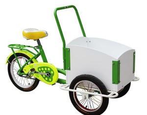Triciclo elettrico personalizzato per bici da carico a 3 ruote OEM per trasportare biciclette per bambini in vendita - Product Image 4