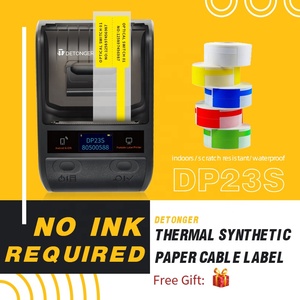 Kích Nổ DP23S Truyền Thông Cáp Nhãn Máy In Mạng Cáp Máy Tính Phòng Sợi Quang Thẻ Đánh Dấu ID - Product Image 3