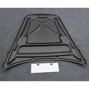 OUER 2004-2008 Black Bolt-On Carbon Fiber <b>Engine</b> <b>Hood</b> New Includes Mounting Hardware for 718 987 1 Year Warranty - Product Image 4