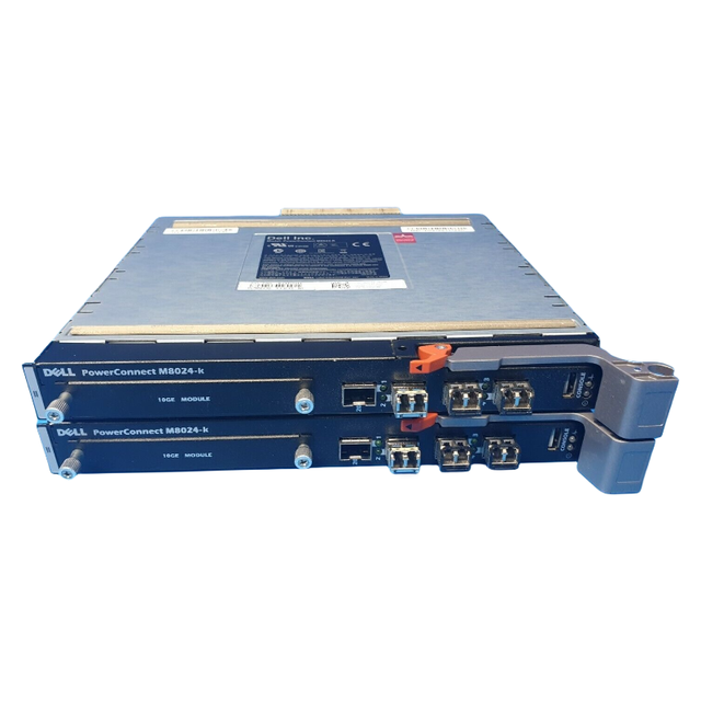 Del Networking PowerConnect M8024-k 24 Port Switch Module 4x Ext SFP+ 16x Int Ports 1/10GbE Blade Switch