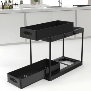 Sturdy & Durable Plastic Bathroom Rack Organizer <b>Shelf</b> for Sink Hot Sales for Kitchen Islands & Carts - Product Image 1