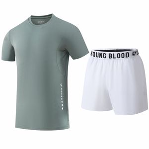 ชุดลำลองผู้ชายปี 2025 - ชุดฤดูร้อน 2 ชิ้น เสื้อเชิ้ตแขนสั้นพิมพ์ลายทอและกางเกงขาสั้นอเนกประสงค์ - Product Image 4