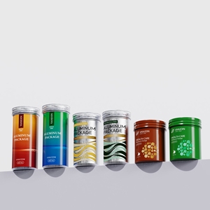 Emballage de produit cosmétique vide, pot <span class=keywords><strong>en</strong></span> <span class=keywords><strong>aluminium</strong></span> 80/100 ml, complément alimentaire <span class=keywords><strong>santé</strong></span>, conception personnalisée, capsule ronde <span class=keywords><strong>en</strong></span> <span class=keywords><strong>aluminium</strong></span> avec couvercle - Product Image 4