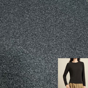Techniques tissées à motif de fil de tissu gris brossé à face unique de vente chaude pour vêtements ou couvertures pour filles - Product Image 1