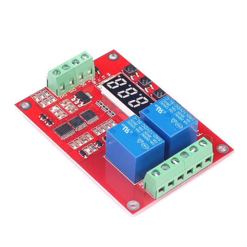 24v Function Module Relay FRM02 Multi-Function Relay Module 2 Channel Digital Timer Control ...