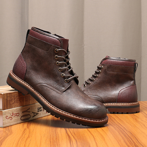 Botas de Hombre de Cuero Puro Resistentes al Desgaste, Fabricación Profesional, Personalizables, Económicas, Formales, con Diseño - Product Image 5