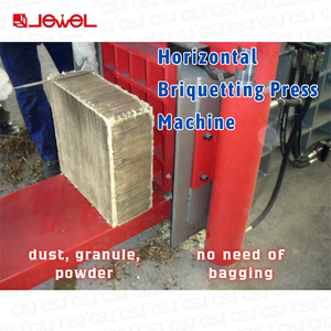 เครื่องกดอัดแท่งสินค้าโภคภัณฑ์อัตโนมัติใช้งานง่ายสำหรับเศษโลหะไม้เศษเศษวัสดุที่เป็นเม็ดควบคุมหลวม - Product Image 6