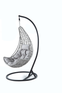 2 Seater Steel Sling Patio <strong>Swing</strong> With <strong>Table</strong> Attached - Product Image 6