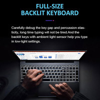 Laptop 15.6" con Intel Core I5 12a Gen, 16GB RAM, 512GB SSD, Windows 11 Pro OEM, Tastiera Inglese, per Affari, Studenti e Giocatori