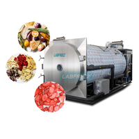 Productietype 10kg tot 2000kg Vacuüm Lyofilisator Voedsel Fruit Vriesdroogmachine
