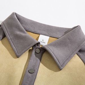 Polo pour homme, col en daim, manches raglan, coupe ample, vêtements décontractés, taille L 175/92A - Product Image 1