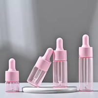 Flacons compte-gouttes miniatures colorés de 1 ml/2 ml/3 ml/4 ml/5 ml pour échantillons de crème de soin et de gouttes pour les yeux, flacons en verre pour huiles essentielles