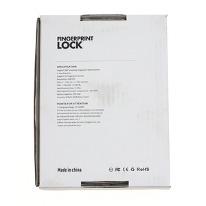 YH2592 Cadenas intelligent à <span class=keywords><strong>empreinte</strong></span> digitale et antivol personnalisé, déverrouillage sans mot de passe pour valise, bagages, sac à dos avec serrure intelligente pour les douanes - Product Image 2