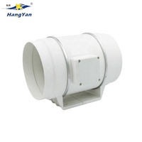 4 5 6 8 pouces Extracteur d'air à faible bruit Ventilateur à flux axial Tente de culture hydroponique Ventilateur de conduit en ligne