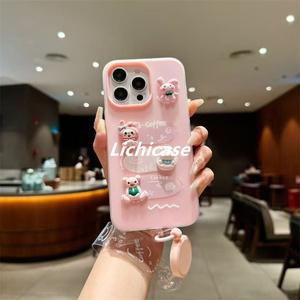 Lichicase <span class=keywords><strong>เคส</strong></span>มือถือ<span class=keywords><strong>ลาย</strong></span>ดอกไม้สีลูกกวาด, 15Pro คล้องข้อมือสำหรับ <span class=keywords><strong>redmi</strong></span> <span class=keywords><strong>Note</strong></span> 15 15Pro + อุปกรณ์เสริมมือถือ - Product Image 6