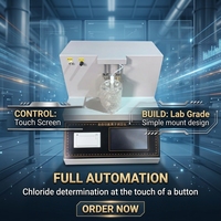 Analyseur de titrage potentiométrique automatique à écran tactile pour l'analyse des ions chlorures