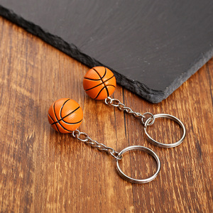 Barato de fábrica Mini 3D PVC deportes Footy béisbol llaveros accesorios de coche llavero bolsa decoración <span class=keywords><strong>NBA</strong></span> baloncesto bola llavero - Product Image 6
