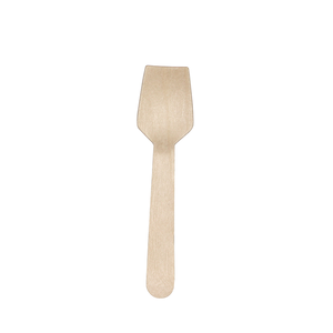 Piccoli cucchiai da gelato in legno per degustazione, campionamento yogurt - Product Image 4