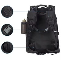 Mochila Táctica de Camuflaje para Hombre, Nuevo Diseño, Gran Capacidad, Expandible, Impermeable, de PVC y Poliéster con Cierre