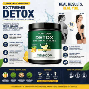 Poudre Détox en Vrac Marque Blanche – Mélange <span class=keywords><strong>de</strong></span> Fibres Végétales Extrême pour la Gestion du Poids Adulte et le Nettoyage Quotidien - Product Image 3