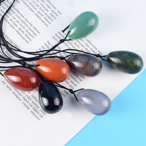 Gia Chứng Nhận Thạch Anh Hồng Yoni Trứng Set Massage Trứng Tinh Thể Khoáng Quả Bóng Cho <span class=keywords><strong>Kegel</strong></span> Tập Thể Dục Cơ Bắp Âm Đạo Toning Ngọc Yoni Trứng - Product Image 3