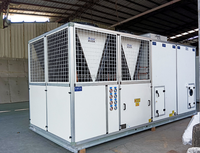 Refroidisseur d'air sec sur pied à moteur CC 500 kW, compatible CO2, pour systèmes de réfrigération industrielle et de supermarchés