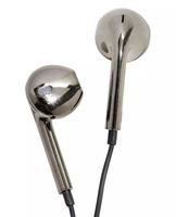 Écouteurs filaires en métal, écouteurs intra-auriculaires filaires de type C, écouteurs chromés argentés, écouteurs plaqués argent