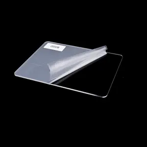 Placa de acrílico de 2mm 3mm 5mm 7mm 9mm, plexiglass luxuoso, transparente, fundido, lucência, para cartão de convite