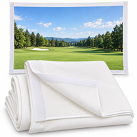 Écran de simulation de golf VR intérieur personnalisé, ignifuge, silencieux, 4K HD, pour simulateur de lancer de balles de golf et de tennis