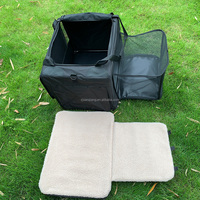 Caisse pour chien pliable portable pour petits animaux de compagnie moyens Transport de voyage sac de transport souple pliable robuste et confortable