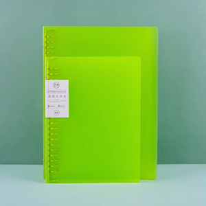 Cahier de notes A4 à spirale en plastique PP 30 trous avec 60 feuilles reliure à spirale à couverture rigide pour l'école - Product Image 2