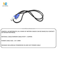 Câble d'alimentation Powercon 3 broches anti-traction pour projecteurs LED Par et éclairages de scène à tête mobile