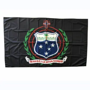 Alta Qualidade 3X5 Ft samoa brasão de armas Samoa Bandeira bandeira ao ar livre