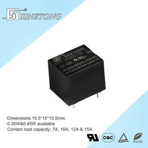 SINETONG 973 relais électromagnétique haute puissance Miniature 24VDC/12V 24V/12A 4 broches pour équipement électromécanique - Product Image 3