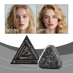 Autocollants personnalisés pour soins capillaires, shampoing solide naturel, savon pour cheveux, antipelliculaire, rend les cheveux lisses et doux - Product Image 1